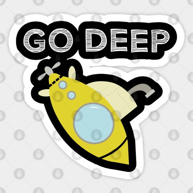 Go Deep Sticker by Twarx